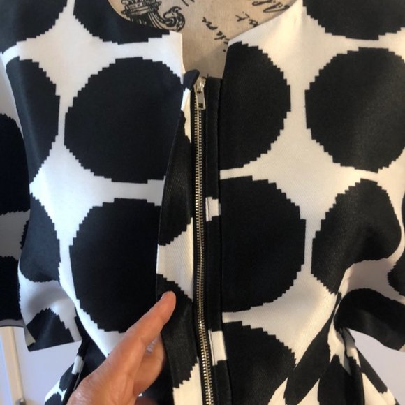 Gracia polka dot peplum jacket - Picture 5 of 9